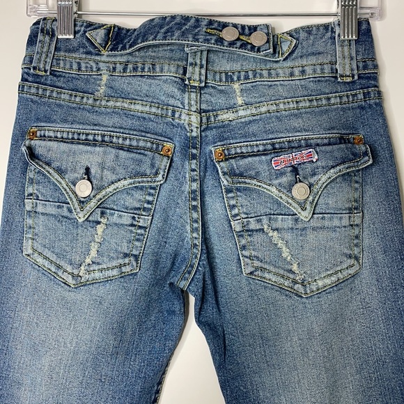 Vintage Hudson Women's Size 28 Boot Cut Blue Jeans - Picture 9 of 13